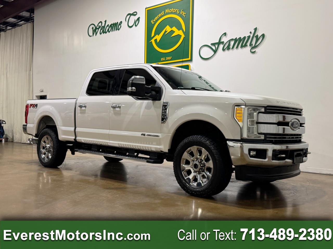 2017 Ford Super Duty F-250 SRW LARIAT 4X4 CREWCAB SHORT 6.7L V8 DIESEL 1OWNER