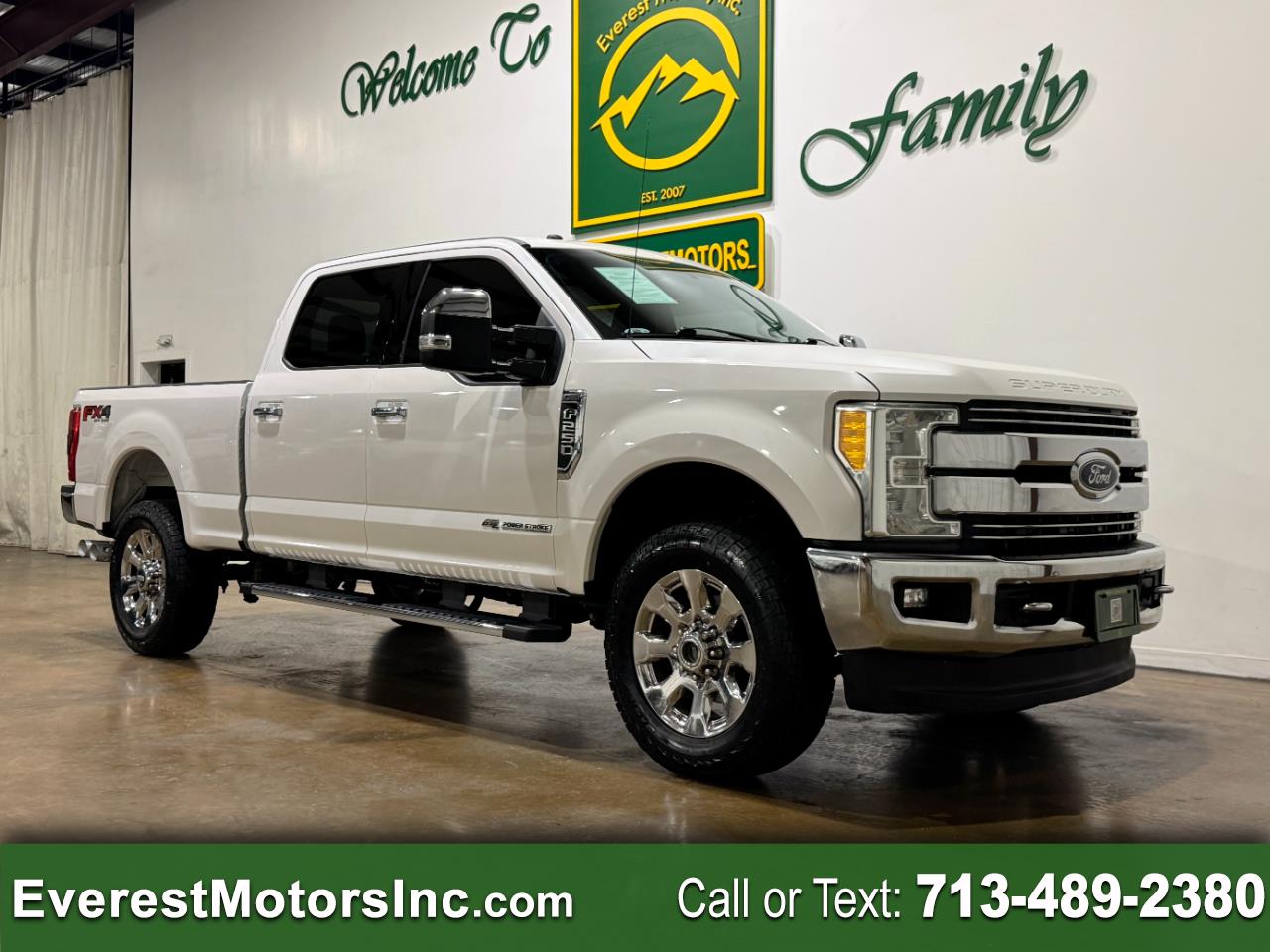 2017 Ford Super Duty F-250 SRW LARIAT 4X4 CREWCAB SHORT 6.7L V8 DIESEL 1OWNER
