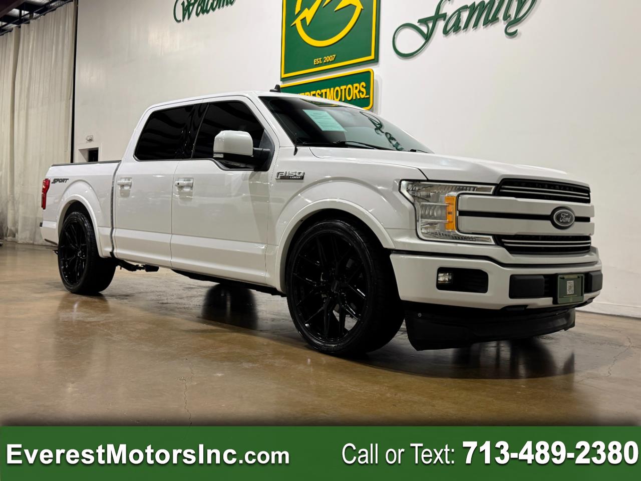 2020 Ford F-150 LARIAT SPORT 4X2 CREWCAB SHORTB 5.0L V8 GAS 1OWNER