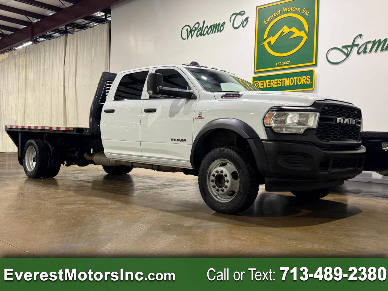 2022 RAM 5500 TRADESMAN 4X4 CC 11FT FLATBED DIESEL AISIN 1OWNER