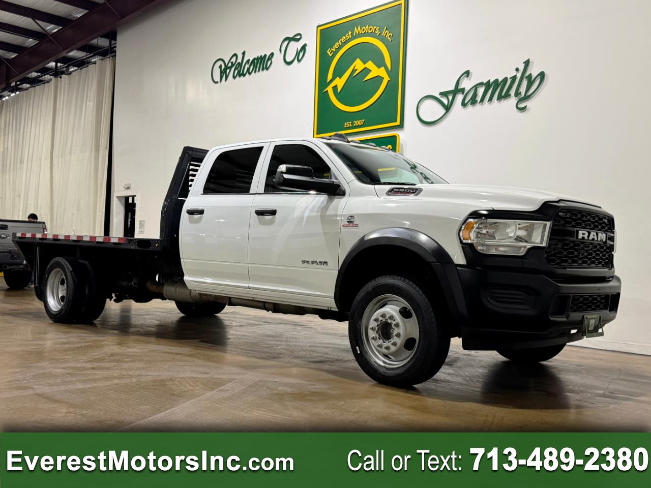 2022 RAM 5500 TRADESMAN 4X4 CC 11FT FLATBED DIESEL AISIN 1OWNER
