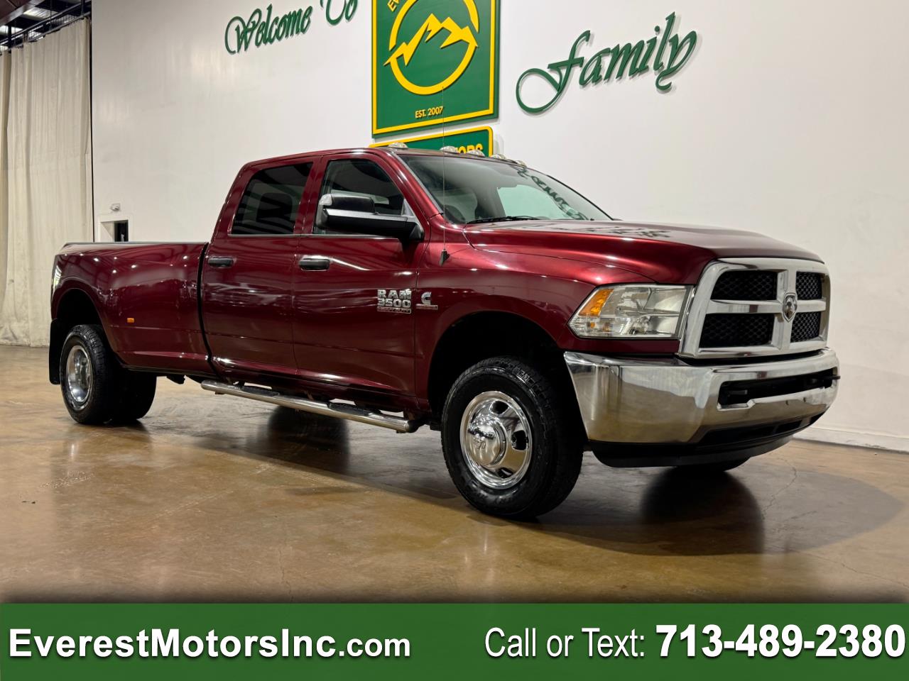 2017 RAM 3500 ST TRADESMAN 4X4 CREWCAB DRW LONGBOX DIESEL 1OWNER