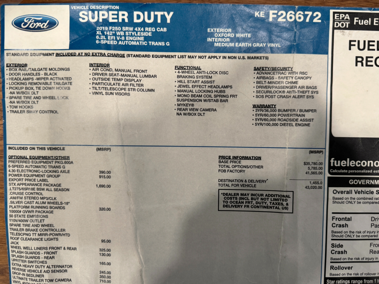 Ford Super Duty F-250 SRW  2019