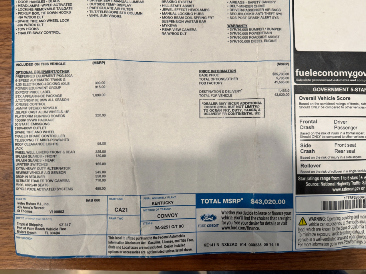 Ford Super Duty F-250 SRW  2019