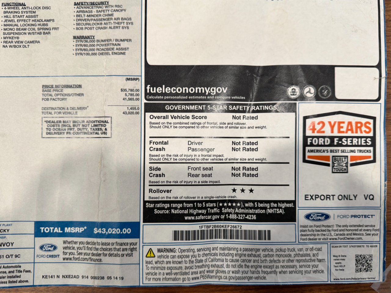 Ford Super Duty F-250 SRW  2019