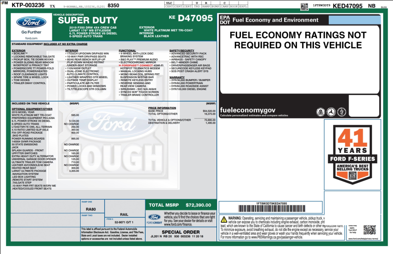 Ford Super Duty F-350 DRW  2019