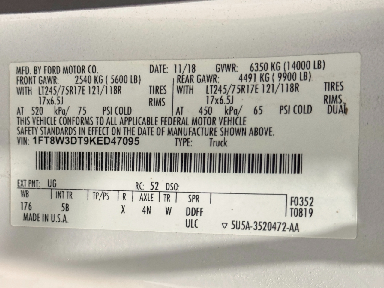 Ford Super Duty F-350 DRW  2019