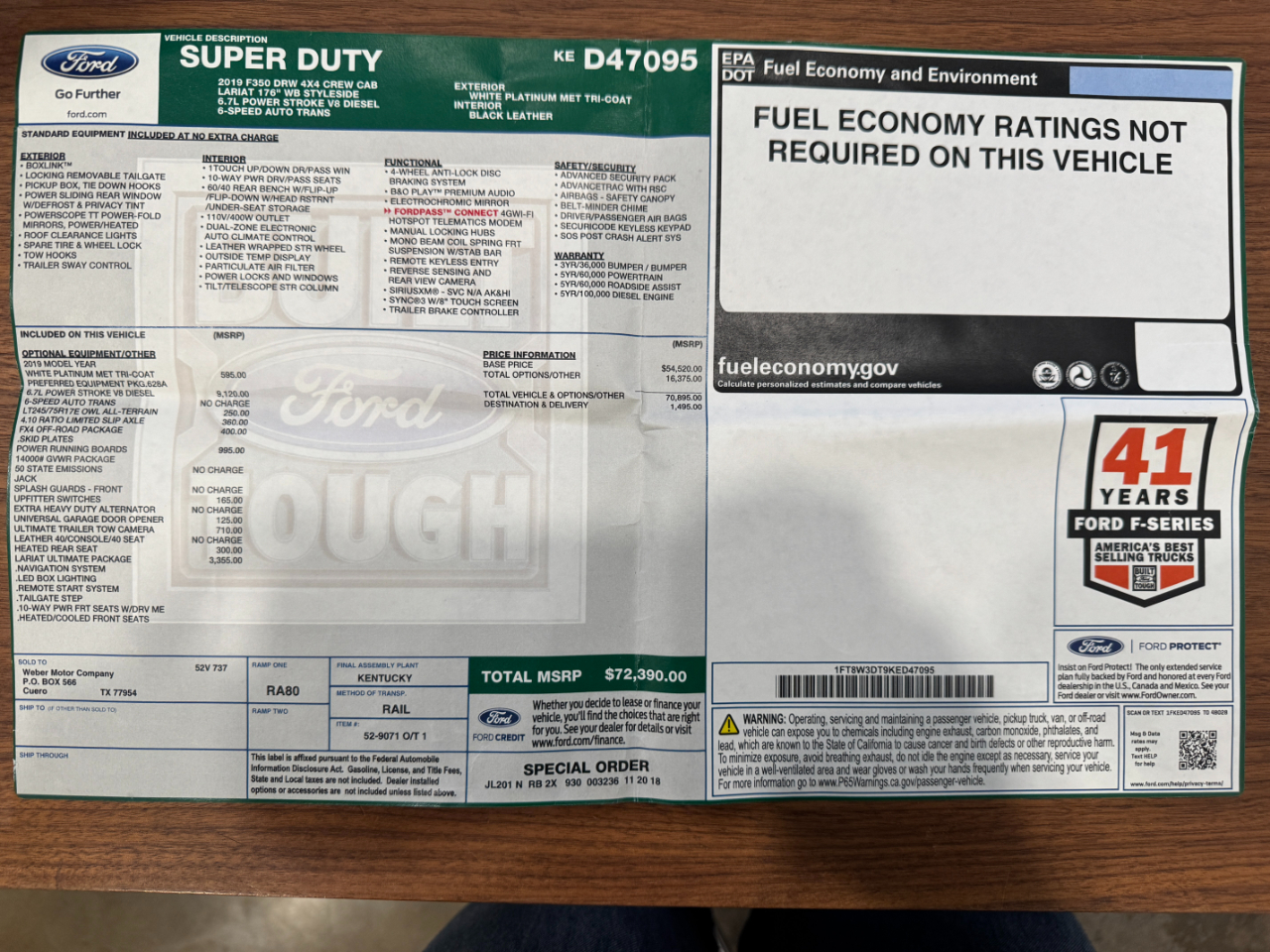 Ford Super Duty F-350 DRW  2019