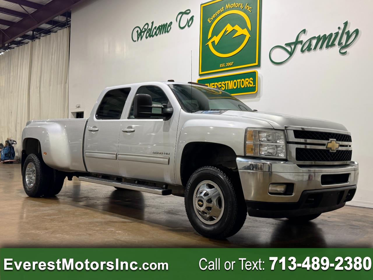 2011 Chevrolet Silverado 3500 LTZ 4X2 CREWCAB DRW 6.6L V8 DIESEL 1OWNER