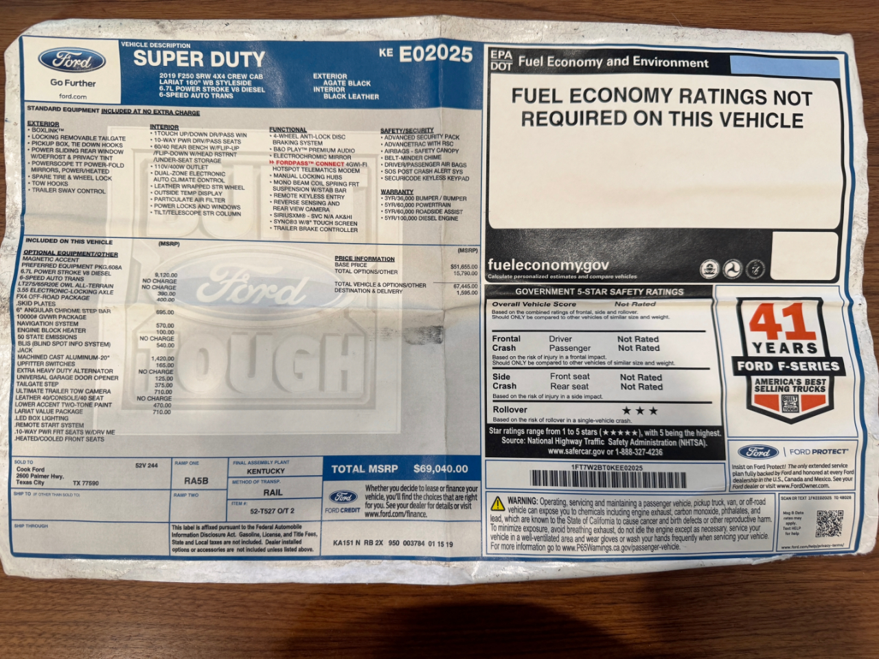 Ford Super Duty F-250 SRW  2019