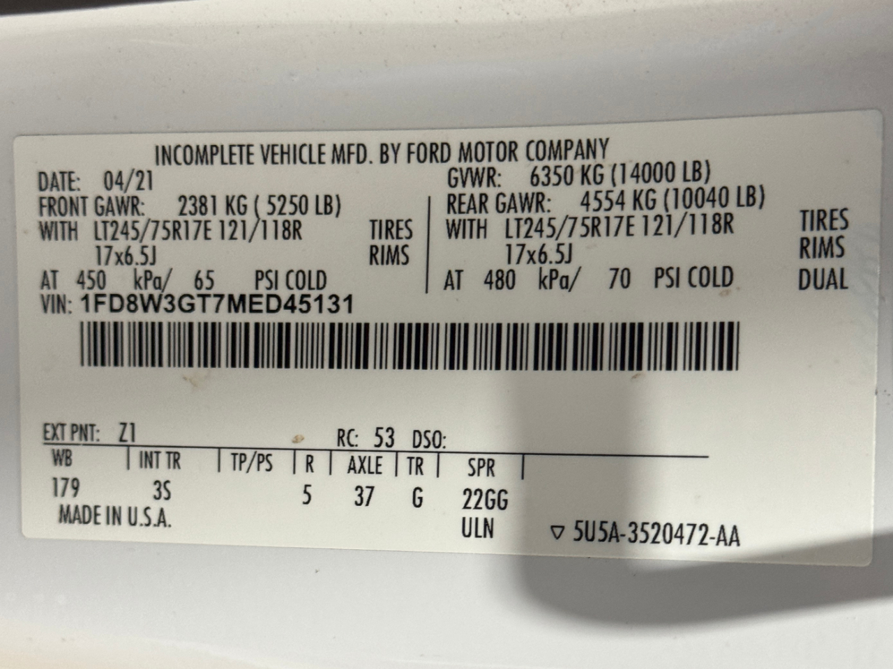 Ford Super Duty F-350 DRW  2021