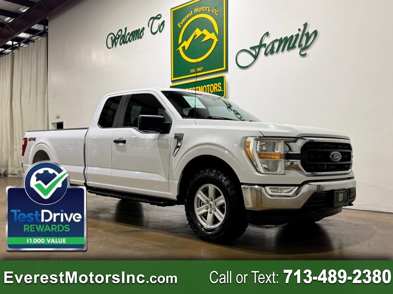 2022 Ford F-150 XLT 4X4 EXT CAB 8FT BED 5.0L V8 GAS 1OWNER