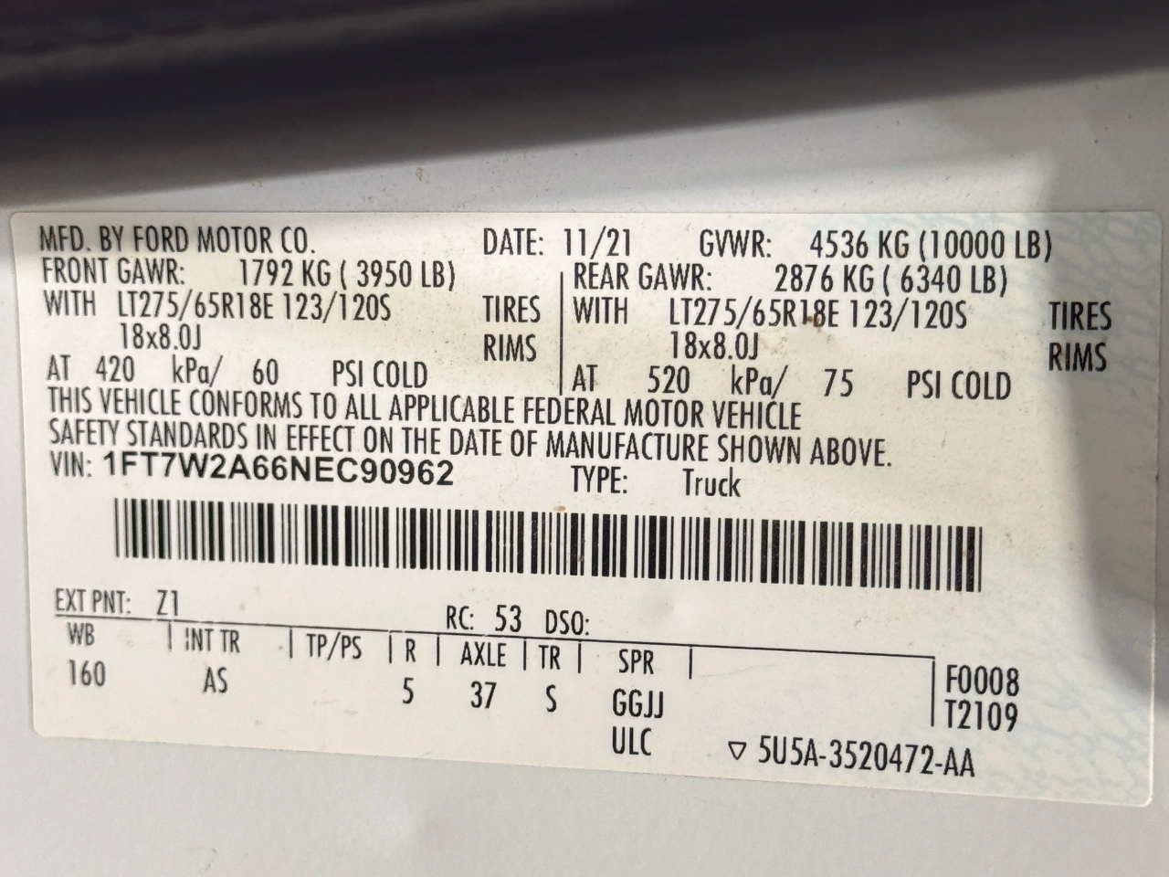 Ford Super Duty F-250 SRW  2022