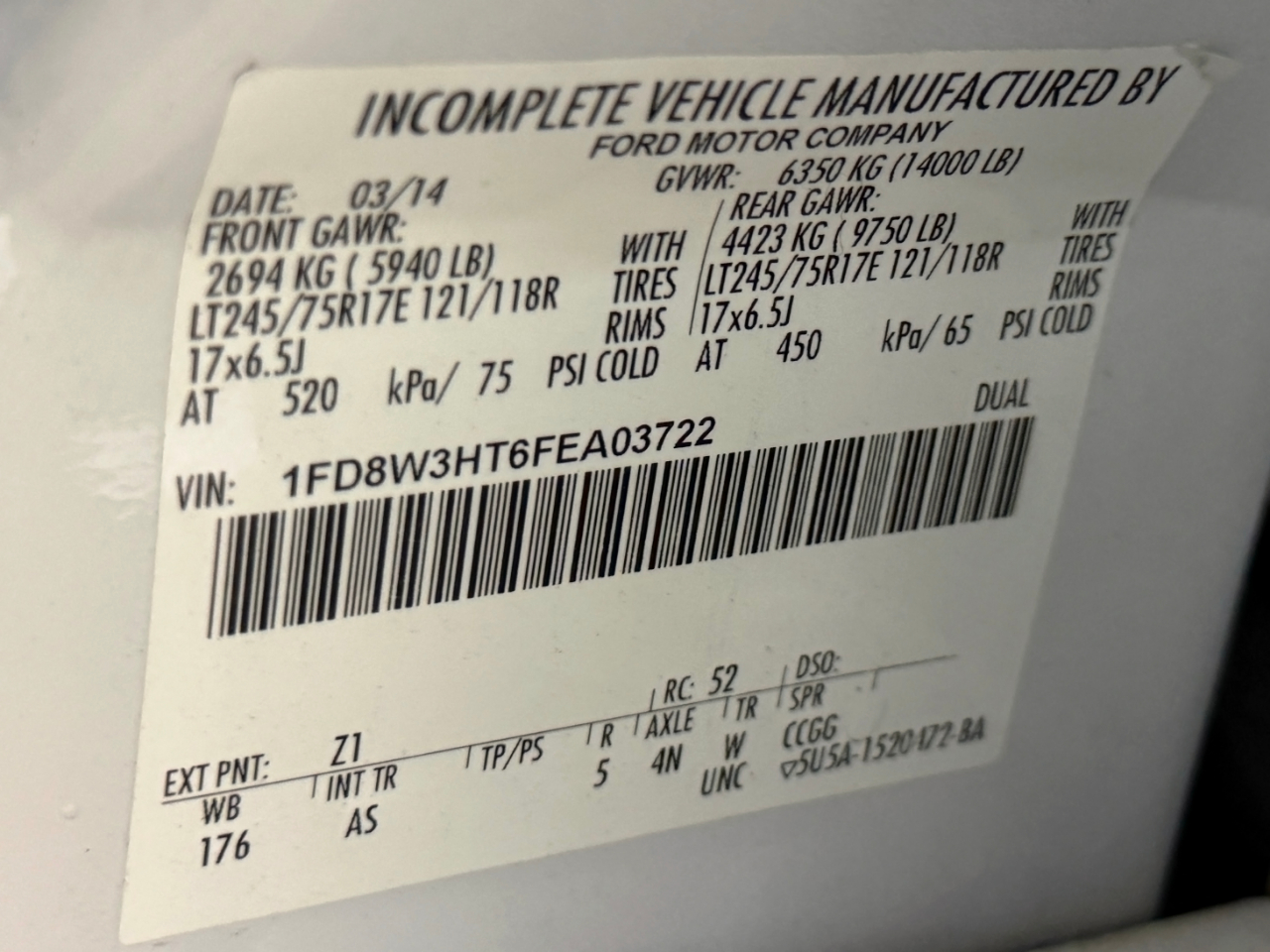 Ford Super Duty F-350 DRW  2015