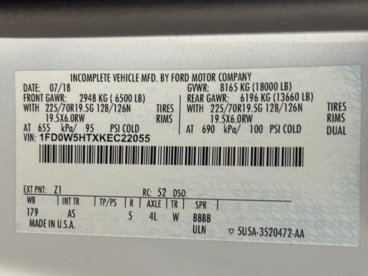 Ford Super Duty F-550 DRW  2019