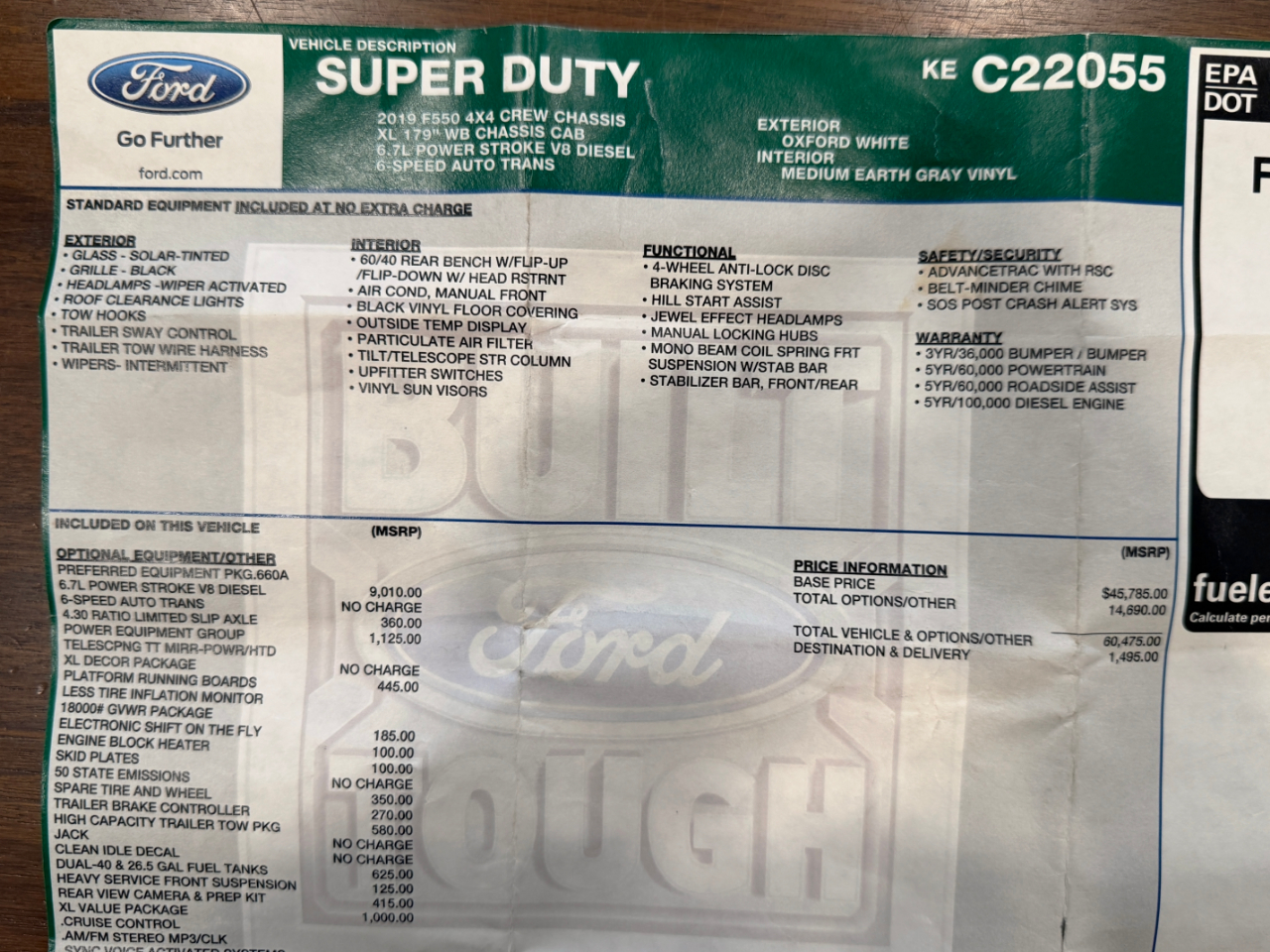 Ford Super Duty F-550 DRW  2019