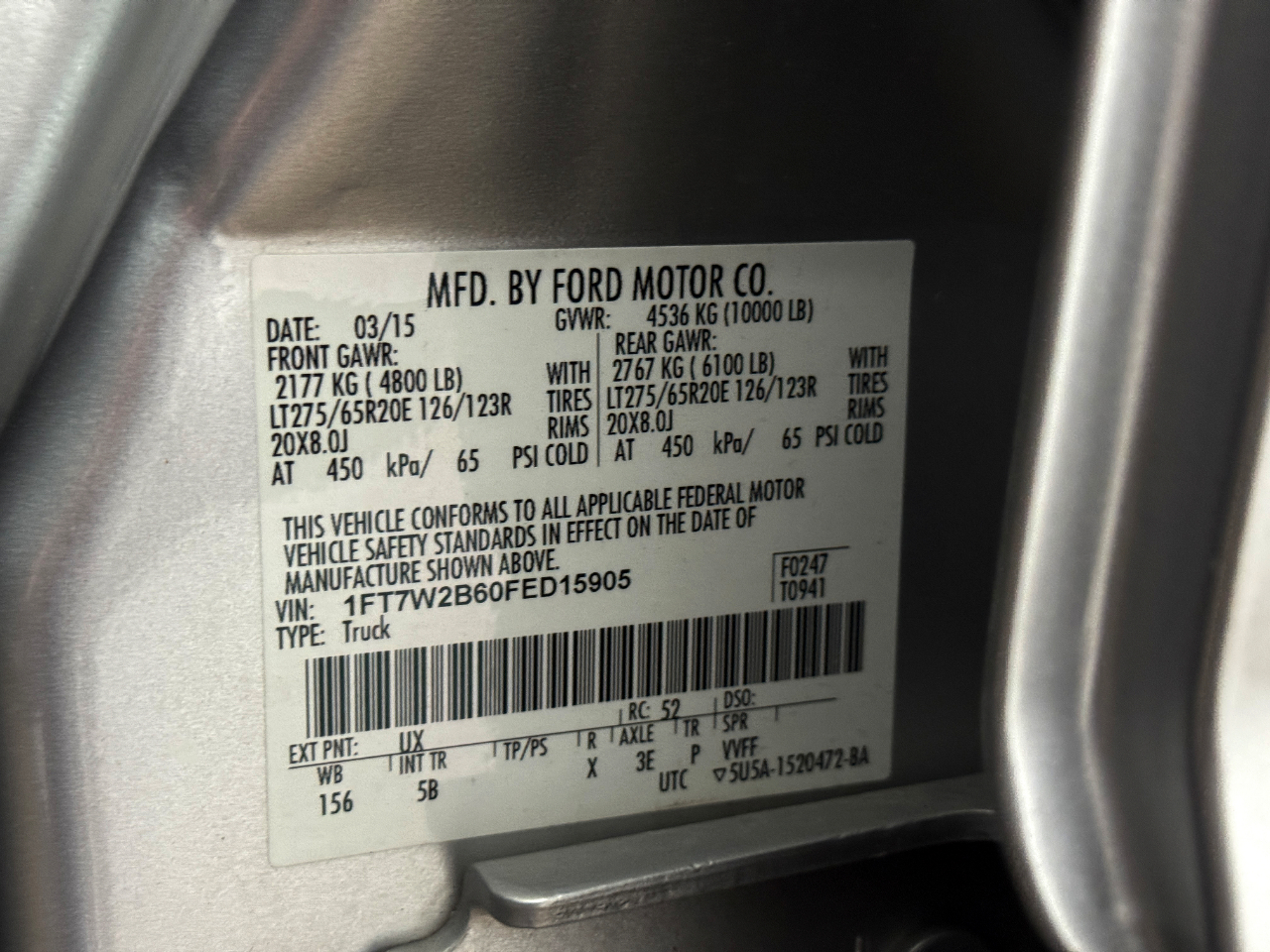 Ford Super Duty F-250 SRW  2015