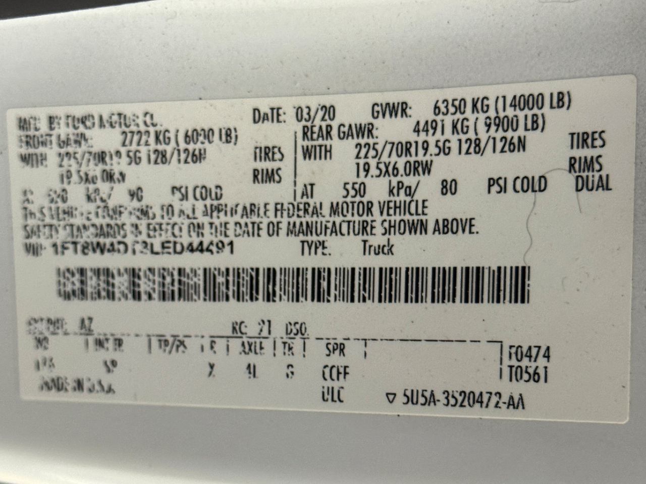 Ford Super Duty F-450 DRW  2020