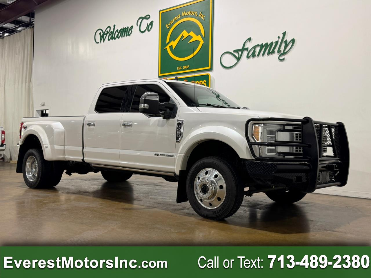 2019 Ford Super Duty F-450 DRW PLATINUM ULTIMATE 4X4 CREWCAB 6.7 V8 DIESEL 1OWNER