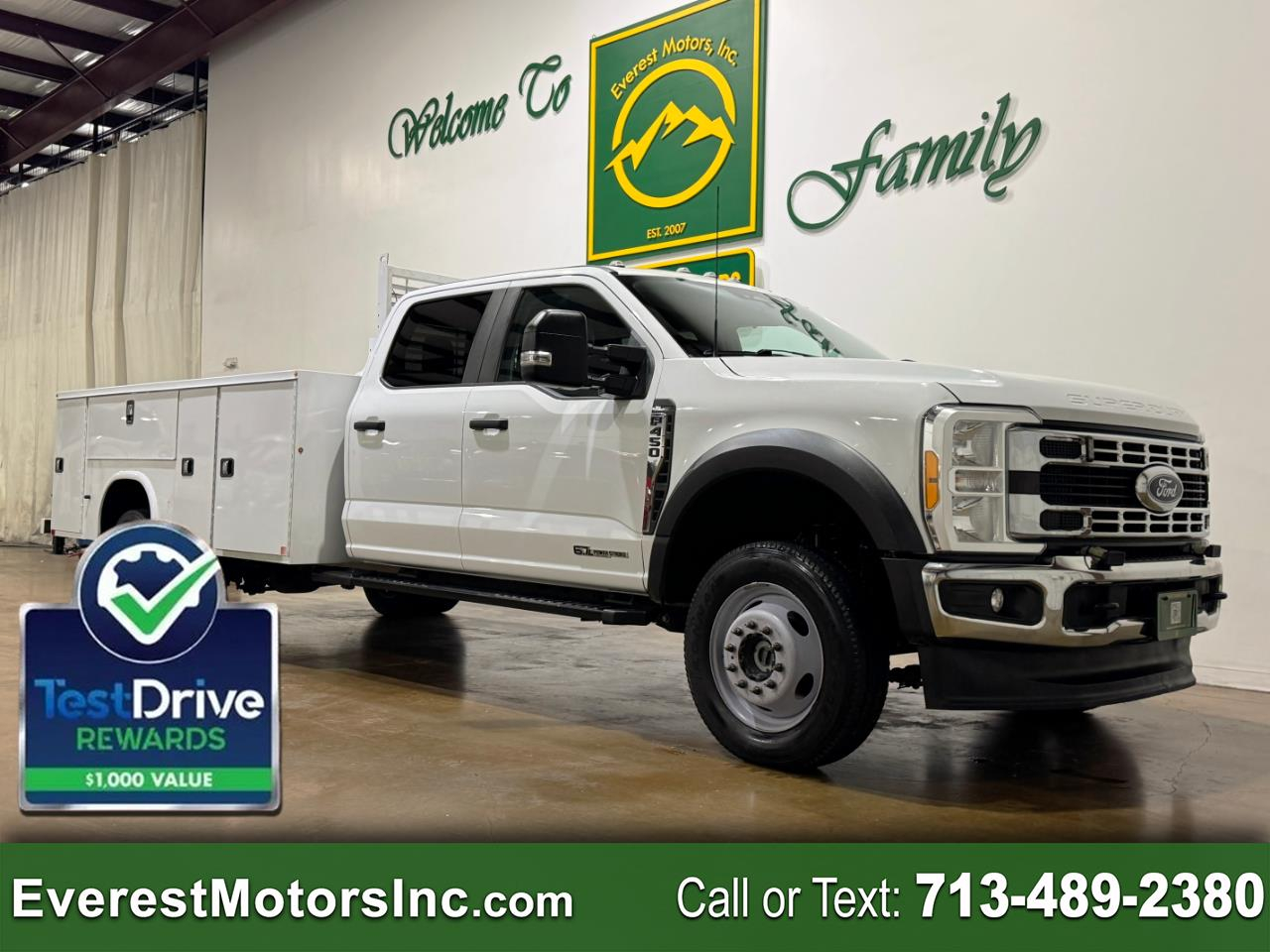 2023 Ford Super Duty F-450 DRW XL 4X4 CC SERVICE BED 6.7L V8DIESEL 1OWNER TOW PKG