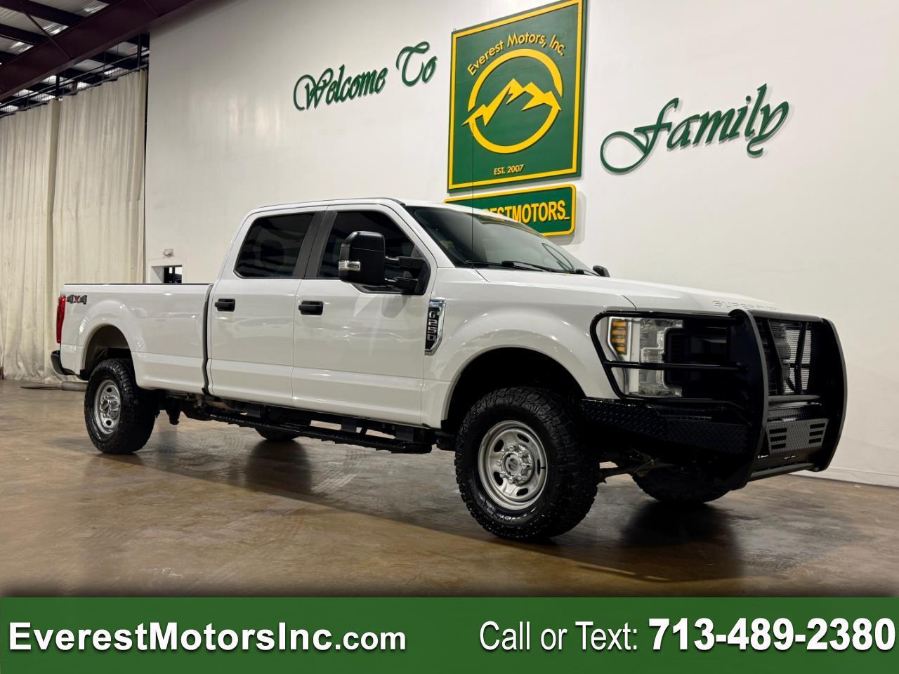2019 Ford Super Duty F-250 SRW XL 4X4 CREWCAB LONG BED 6.2L V8 GAS 1OWNER