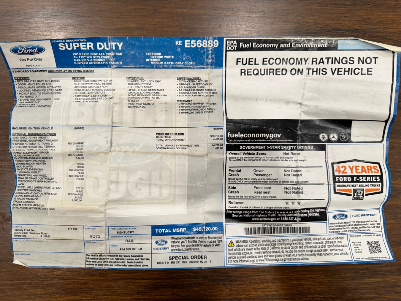 Ford Super Duty F-250 SRW  2019