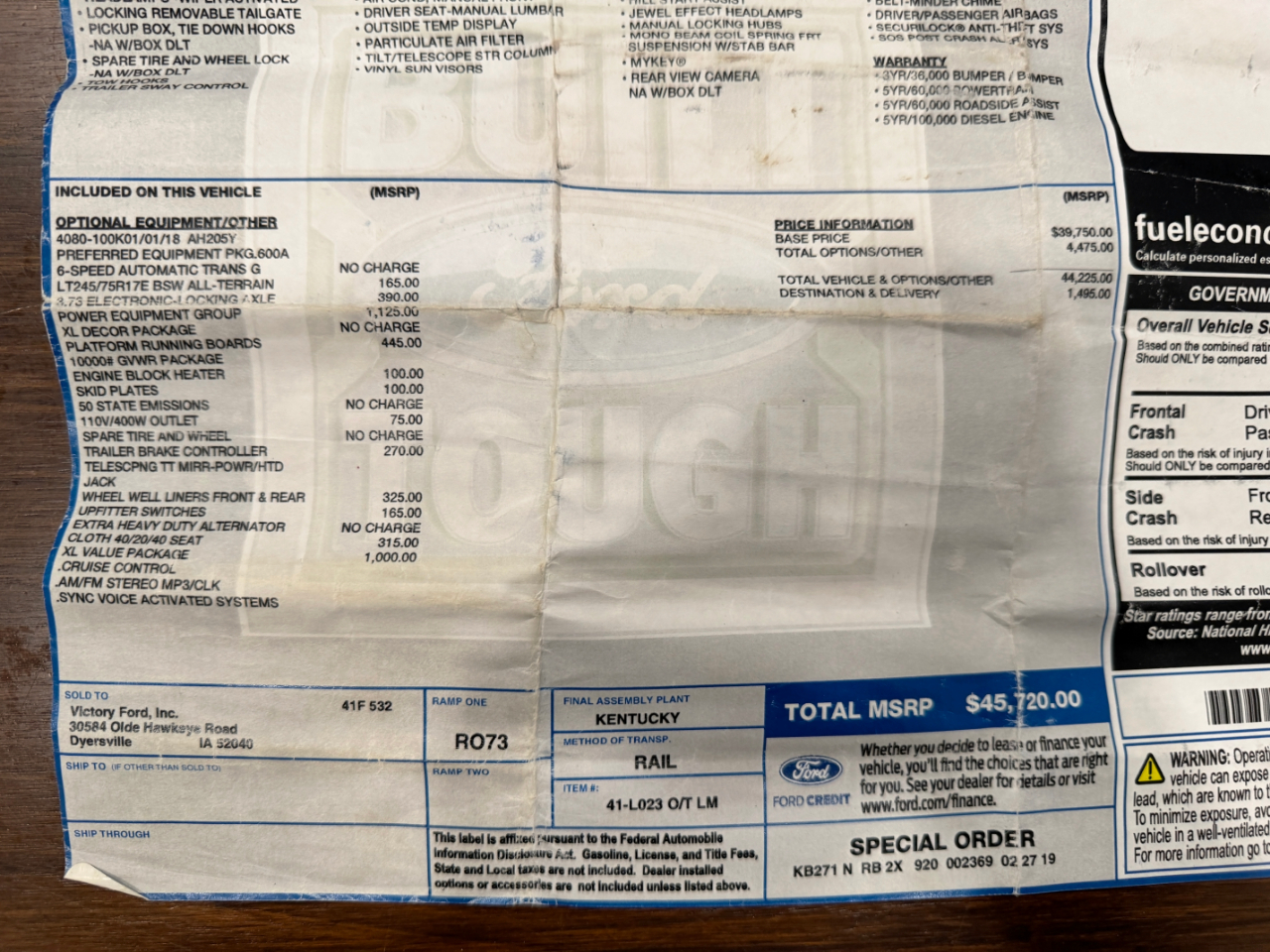 Ford Super Duty F-250 SRW  2019