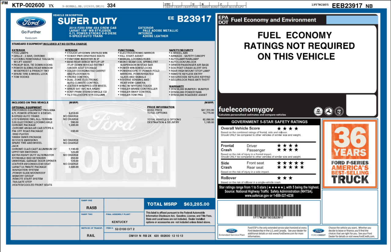 Ford Super Duty F-250 SRW  2014