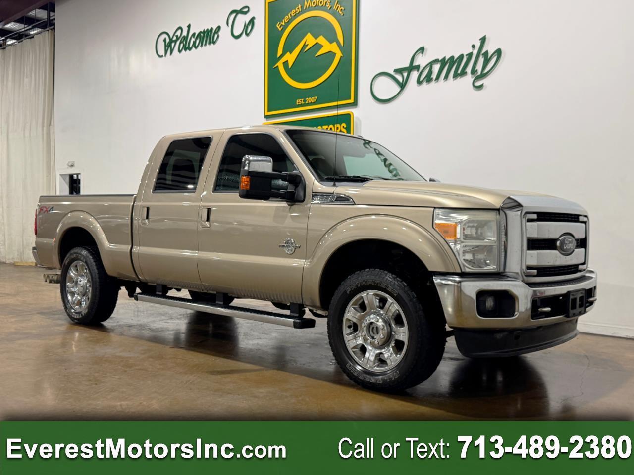 2014 Ford Super Duty F-250 SRW LARIAT ULTIMATE 4X4 CREWCAB SHORT 6.7L DIESEL 1OWN