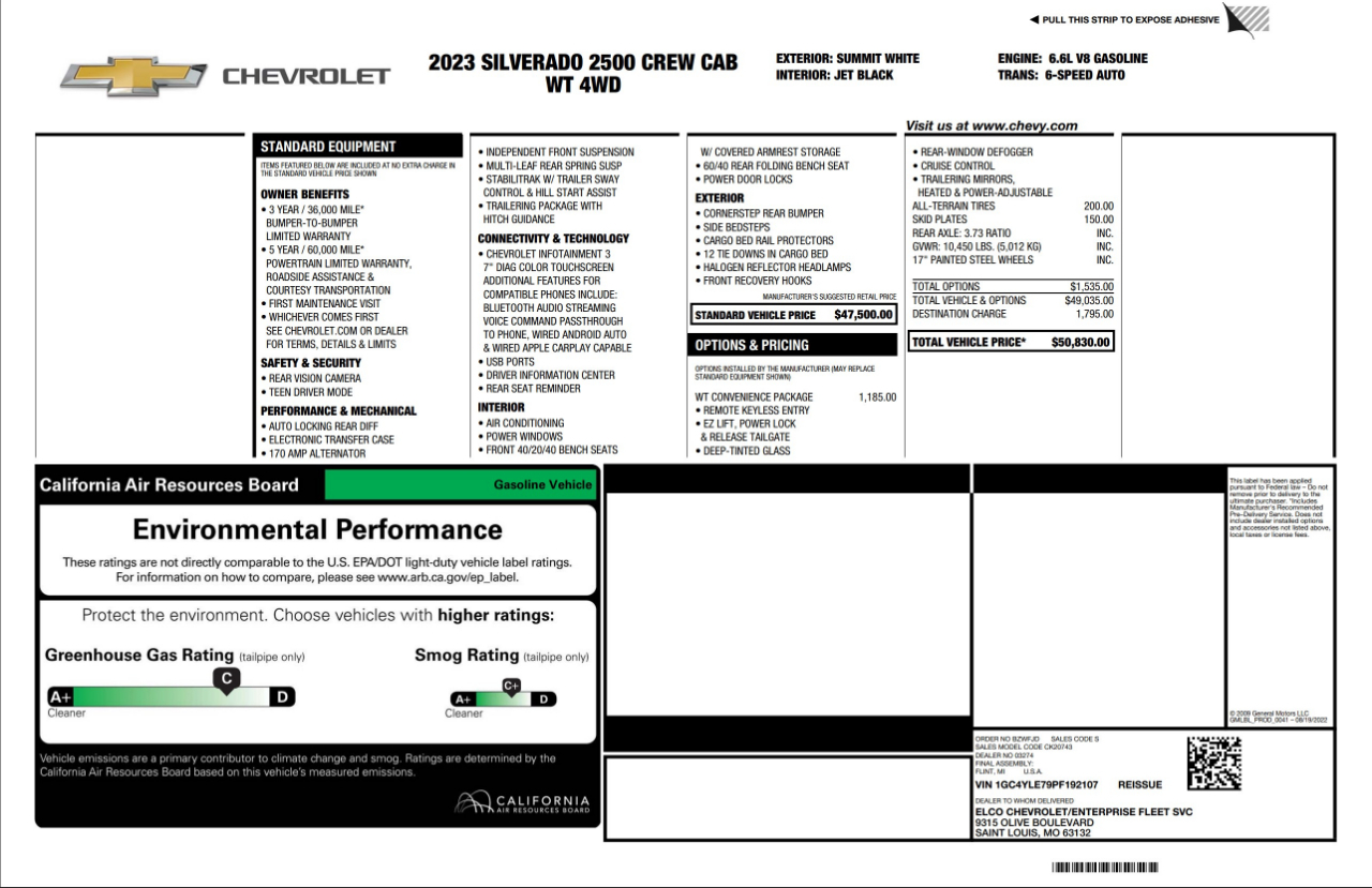 Chevrolet Silverado 2500HD  2023