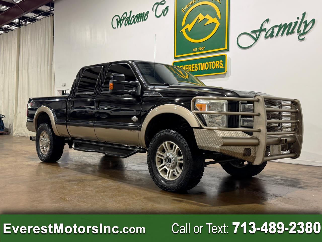 2014 Ford Super Duty F-250 SRW KING RANCH 4X4 CREWCAB SHORT 6.7L V8 DIESEL 1OWNER