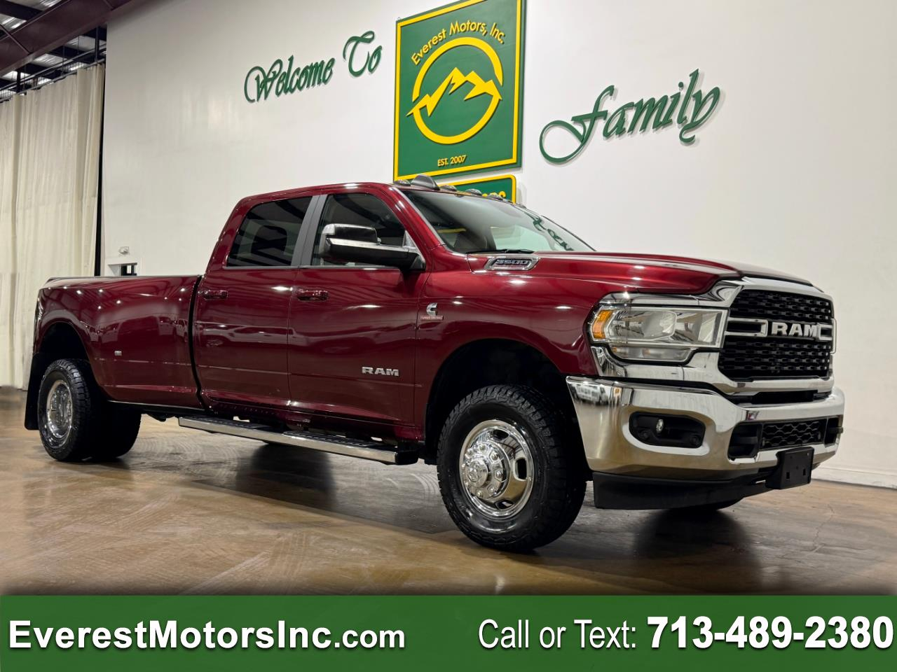 2022 RAM 3500 LONE STAR 4X4 BIG HORN CC DRW 6.7L HO DIESEL AISIN