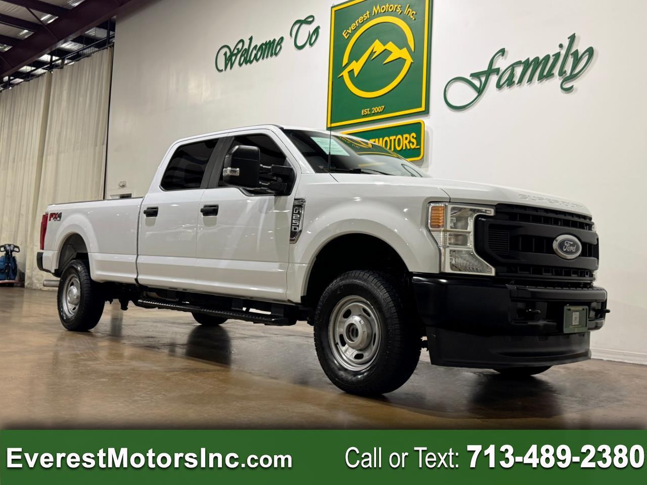 2022 Ford Super Duty F-250 SRW XL 4X4 CREWCAB LONG 6.2L V8 GAS 1OWNER