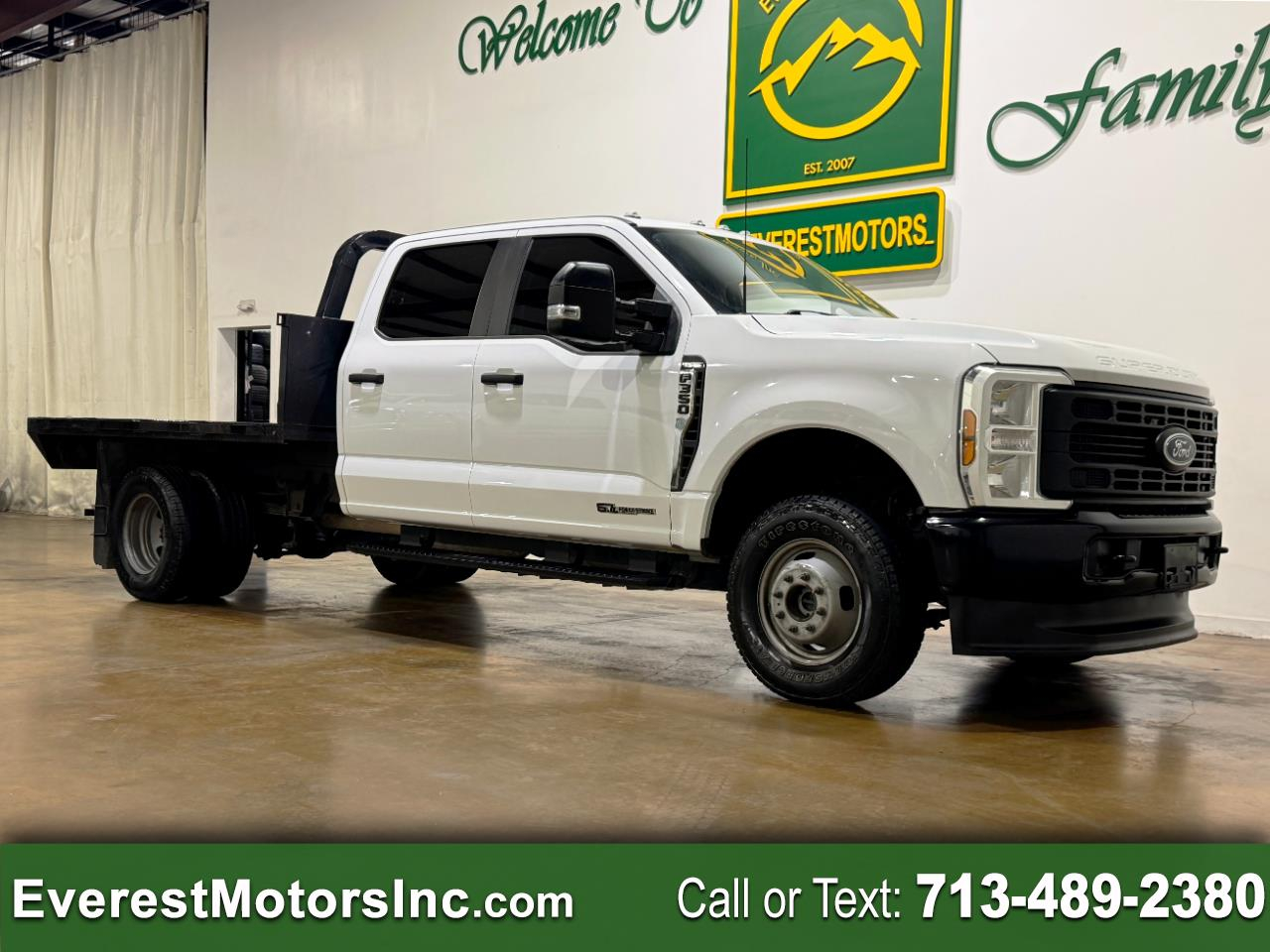 2024 Ford Super Duty F-350 DRW XL 4X4 CREWCAB 9FT FLATBED 6.7L V8 DIESEL 1OWNER