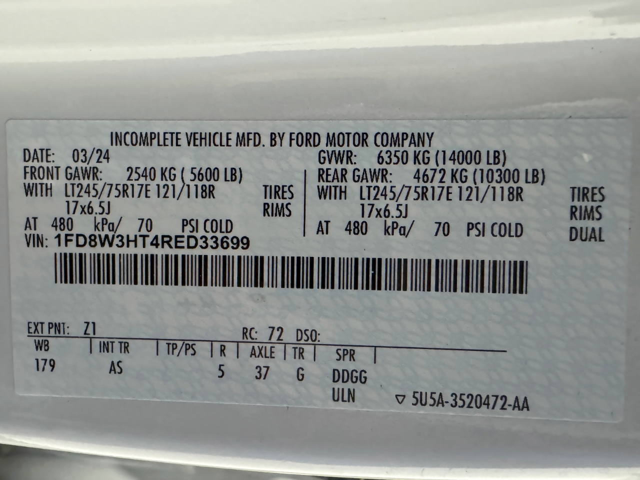 Ford Super Duty F-350 DRW  2024