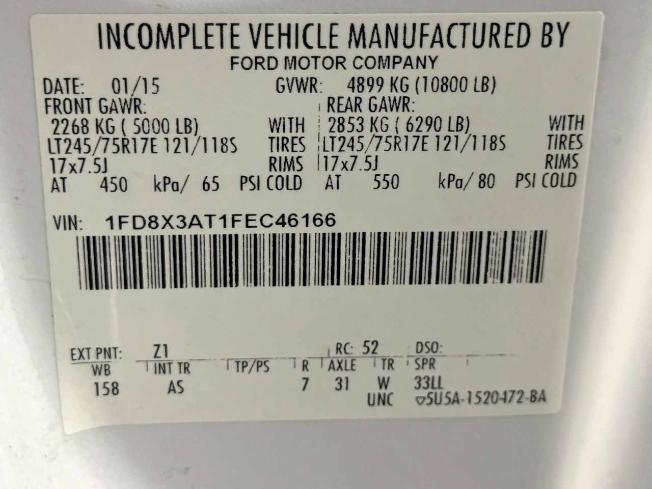 Ford Super Duty F-350 SRW  2015