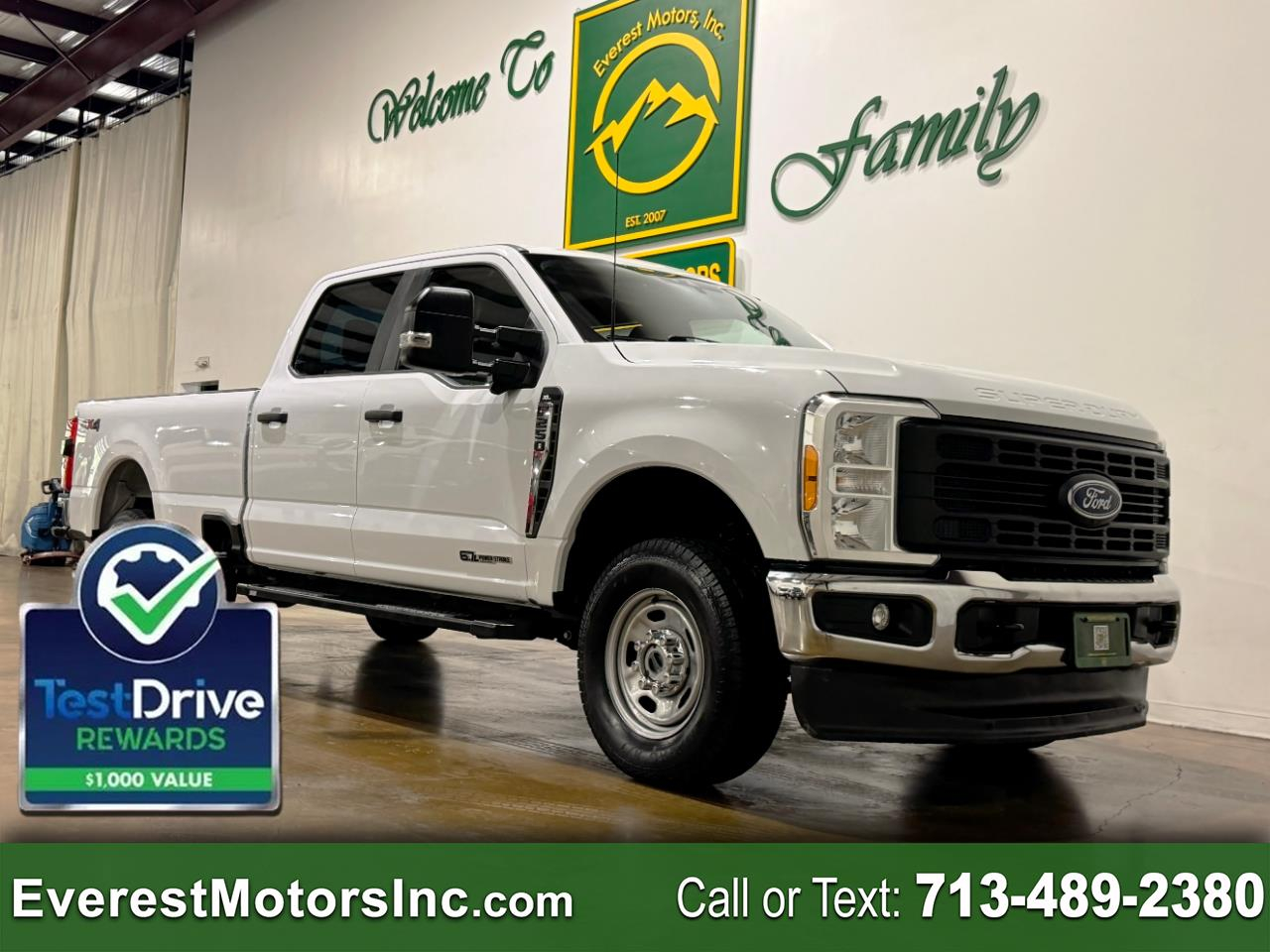 2023 Ford Super Duty F-250 SRW XL 4X4 CREWCAB LONG 6.7L V8 DIESEL 1OWNER