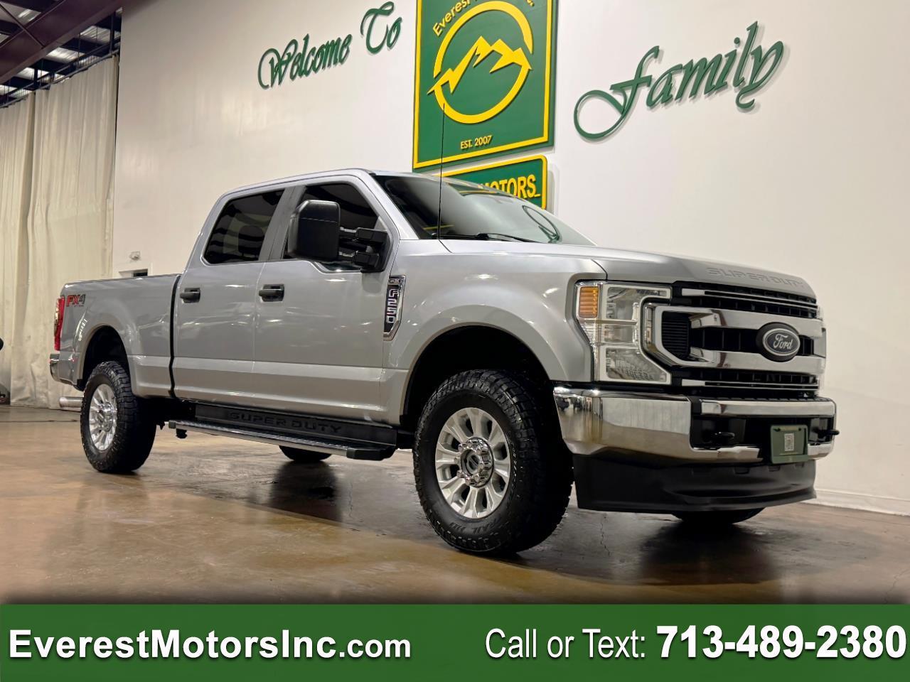 2021 Ford Super Duty F-250 SRW STX 4X4 CREWCAB SHORT 7.3L V8 GAS 1OWNER