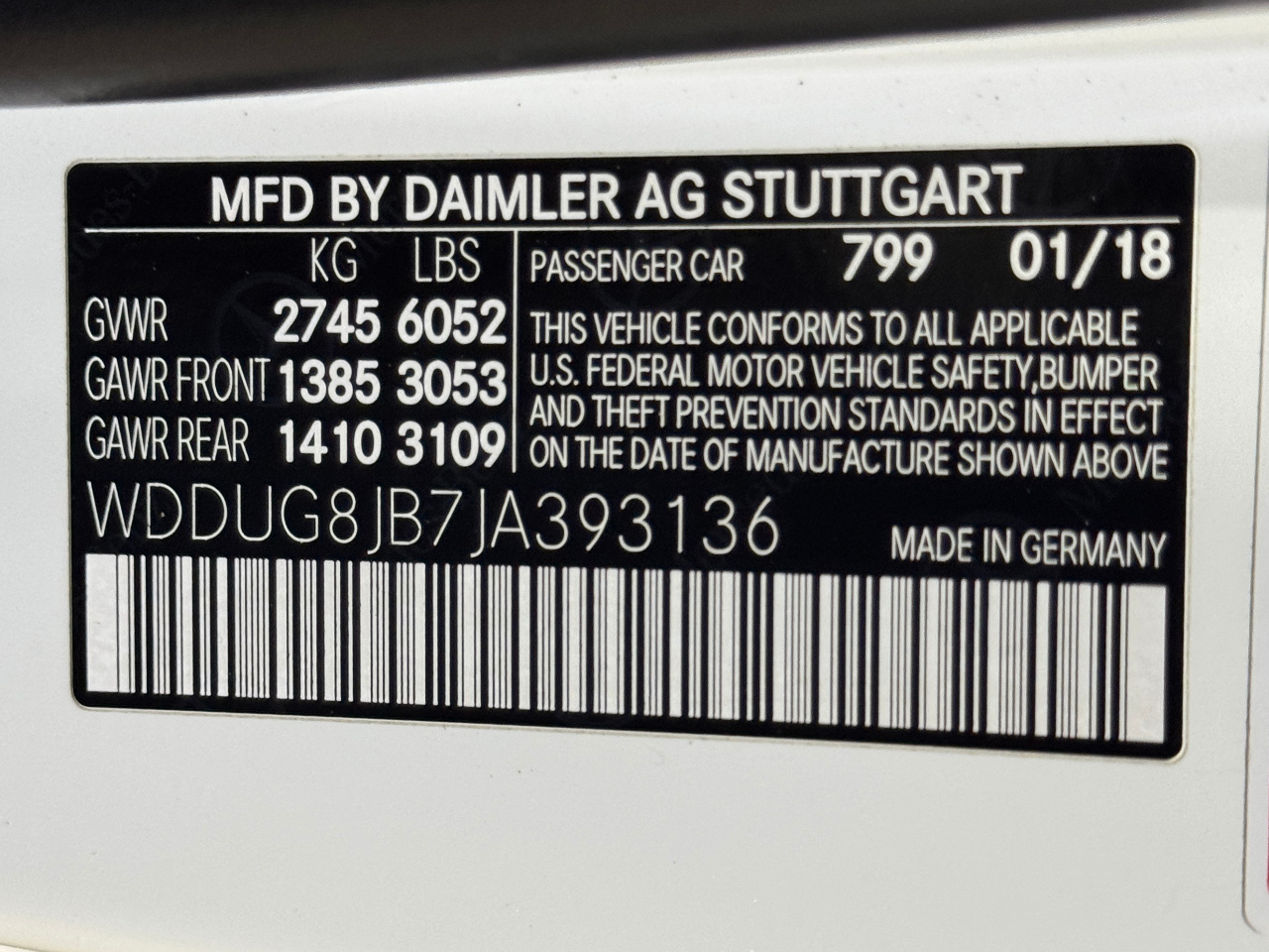 Mercedes-Benz S-Class  2018