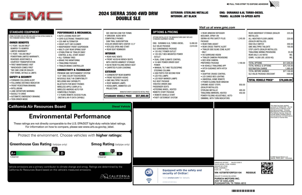 GMC Sierra 3500  2024