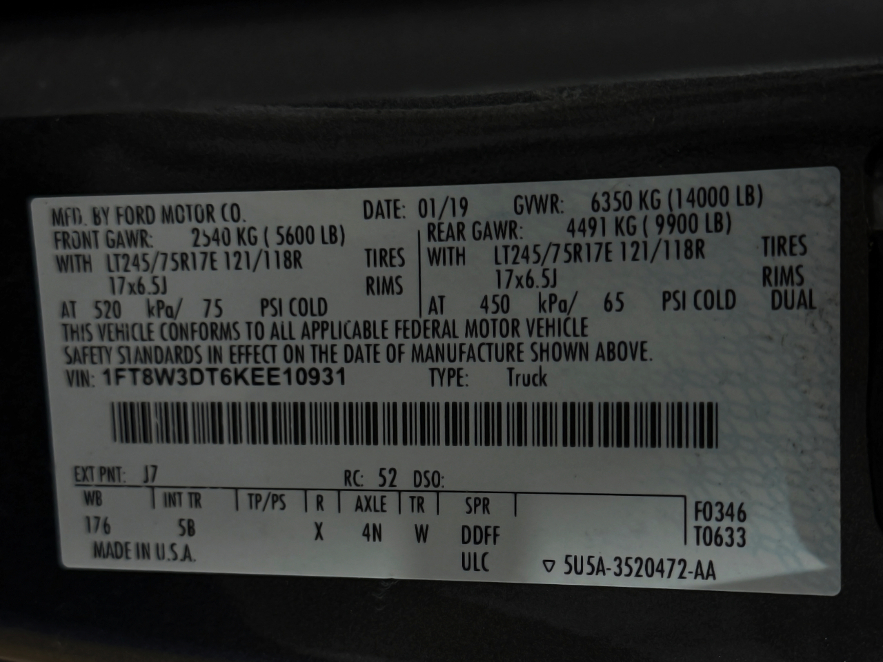 Ford Super Duty F-350 DRW  2019