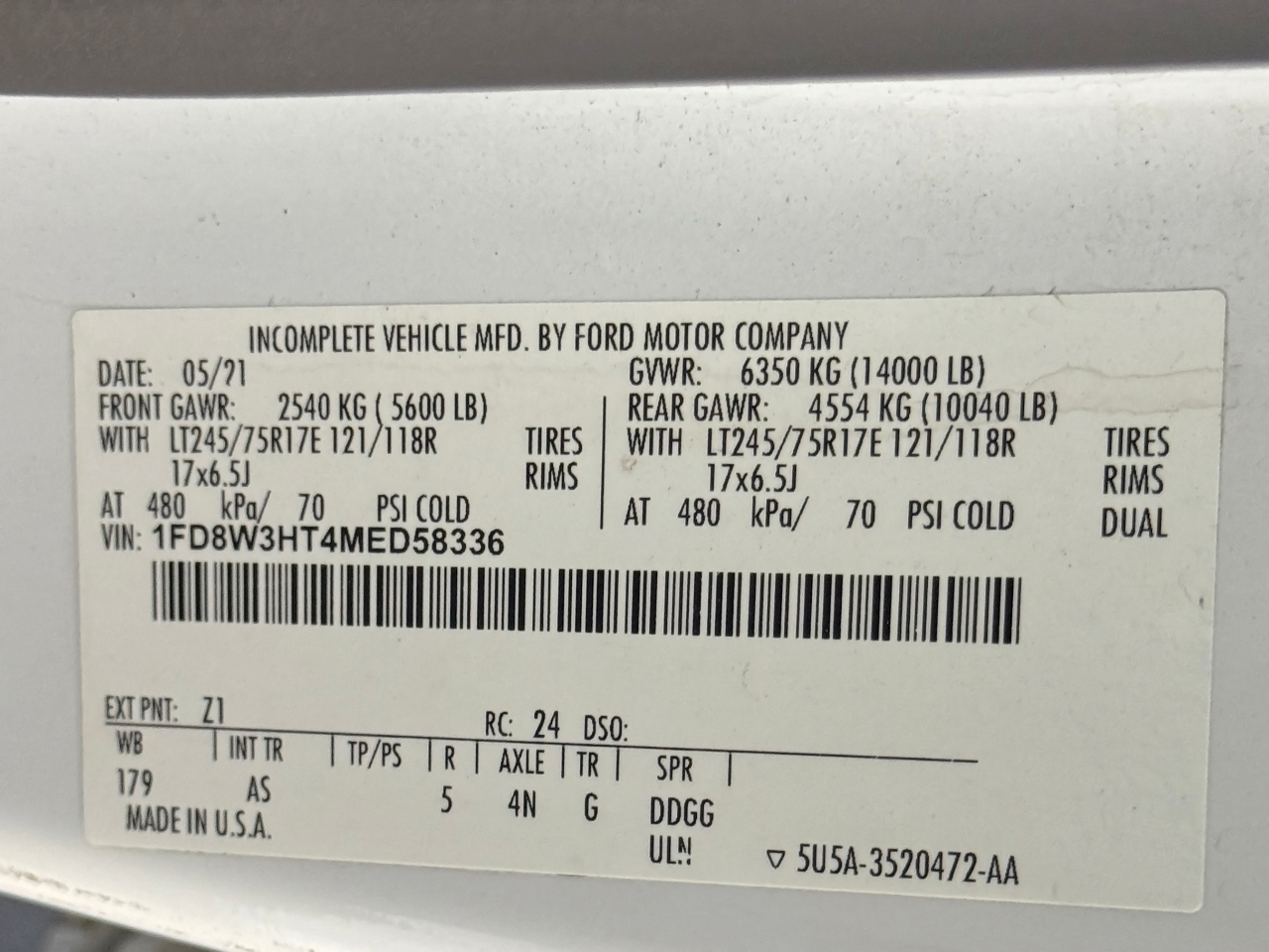 Ford Super Duty F-350 DRW  2021