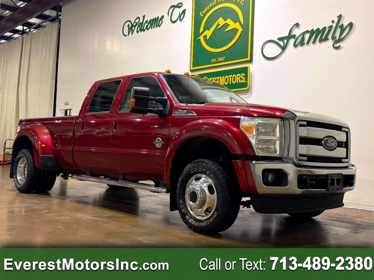 2014 Ford Super Duty F-450 DRW LARIAT ULTIMATE 4X4 CREWCAB 6.7L V8 DIESEL FX4