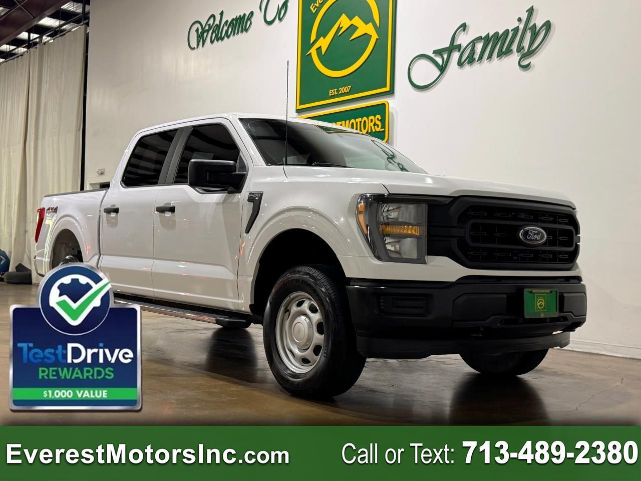 2023 Ford F-150 XL 4X4 CREWCAB SHORT 5.0L V8 GAS 1OWNER