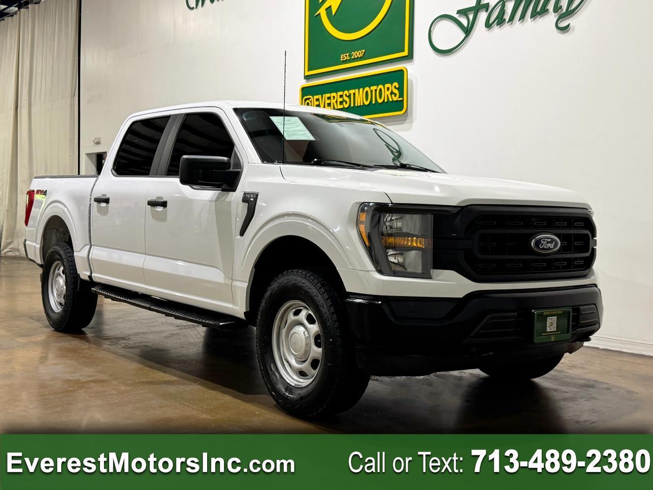 2023 Ford F-150 XL 4X4 CREWCAB SHORT 5.0L GAS 1OWNER TOW PKG FX4