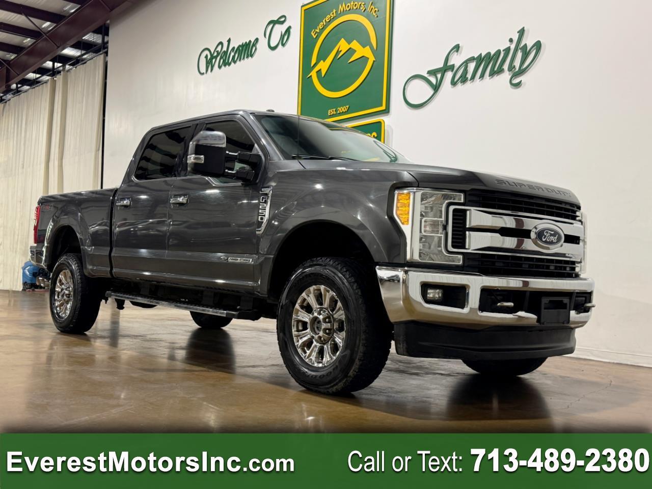 2017 Ford Super Duty F-250 SRW XLT PREMIUM 4X4 CREWCAB SHORT 6.7L V8 DIESEL