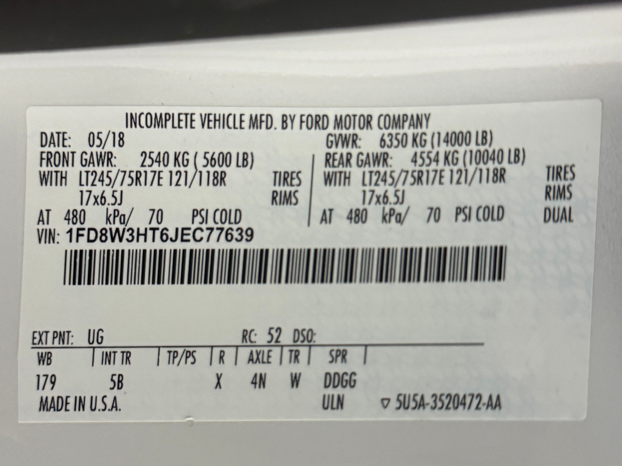 Ford Super Duty F-350 DRW  2018