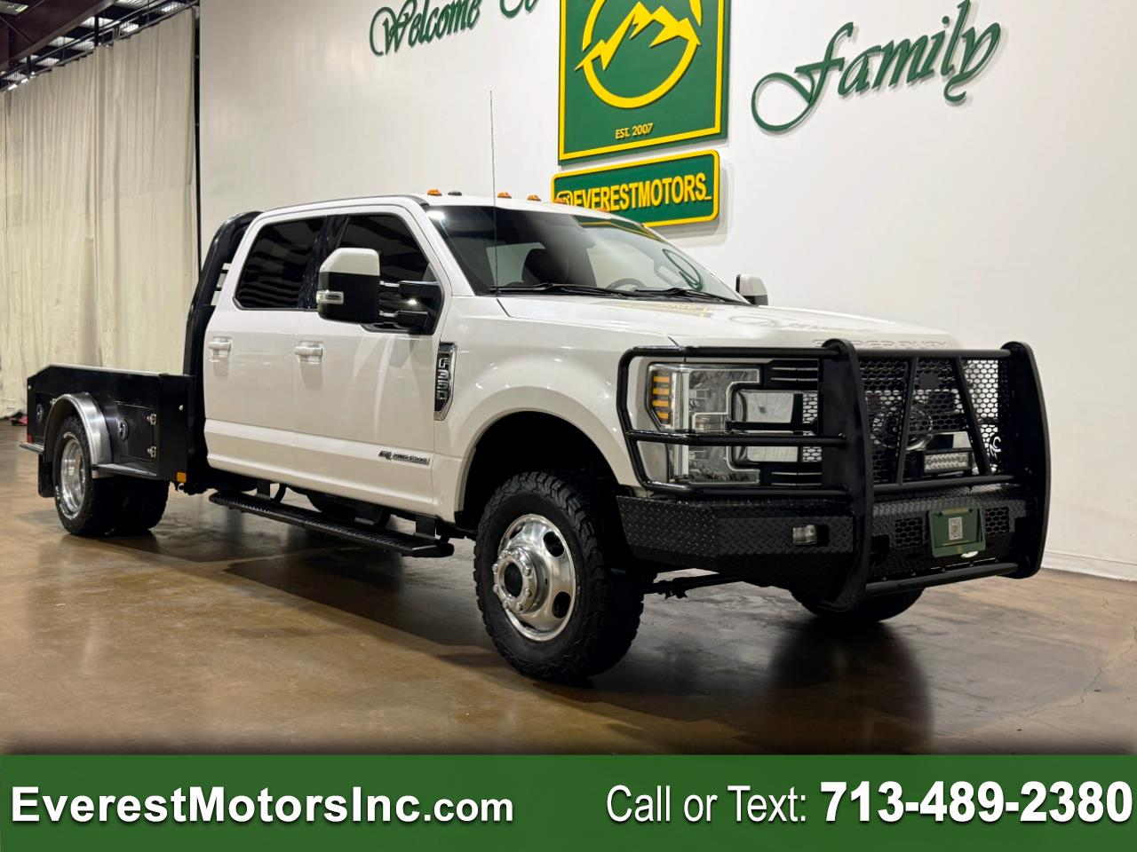 2018 Ford Super Duty F-350 DRW LARIAT 4X4 CREWCAB 9FT HAULERBED DIESEL PTO 1OWNER