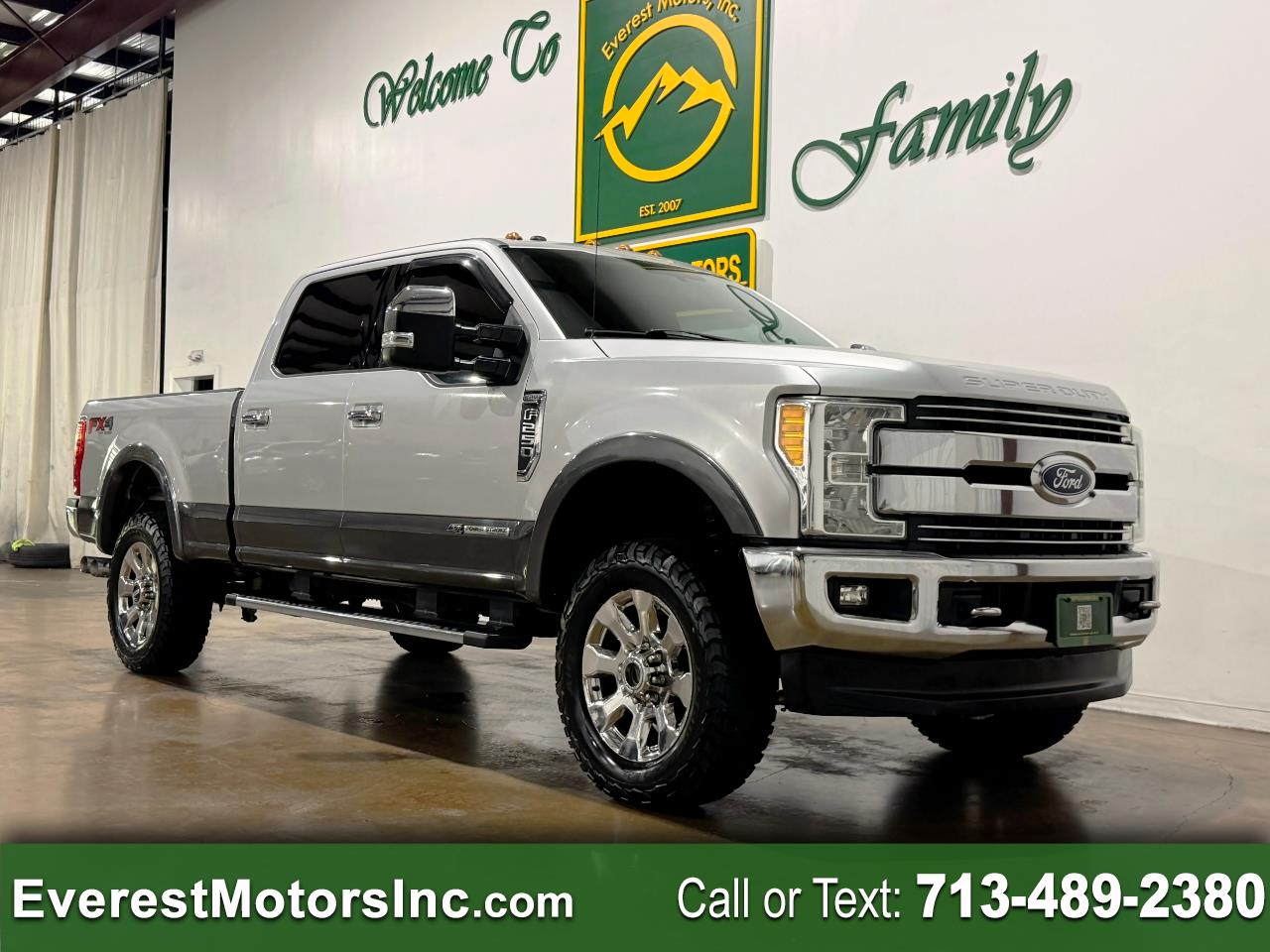 2017 Ford Super Duty F-250 SRW LARIAT 4X4 CREWCAB SHORT 6.7L V8 DIESEL FX4