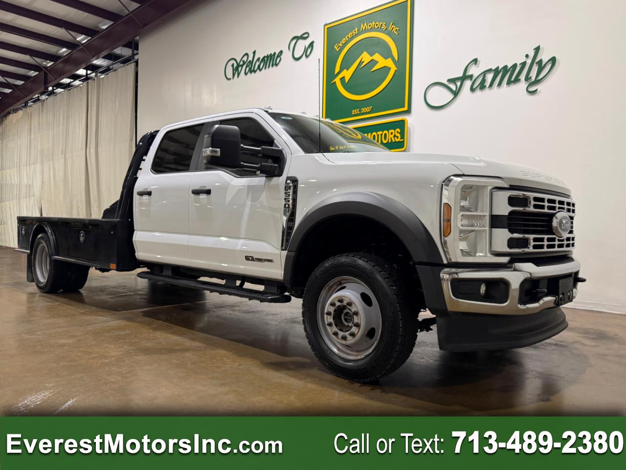 2024 Ford Super Duty F-550 DRW XL 4X4 CREWCAB 11FT FLATBED DIESEL PAYLOAD PLUS